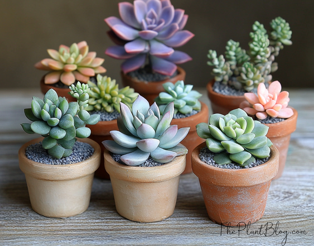 Succulents in Terra Cotta Pots