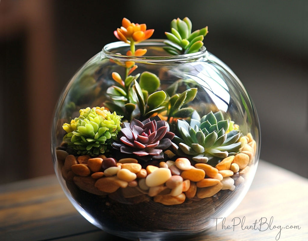 mini glass terrarium
